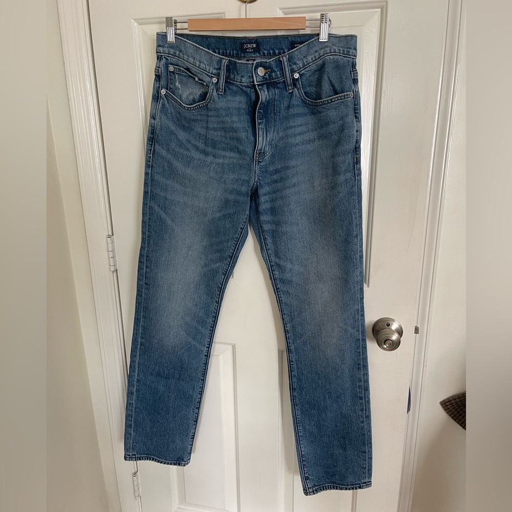 J crew factory flex straight leg jeans 32x32